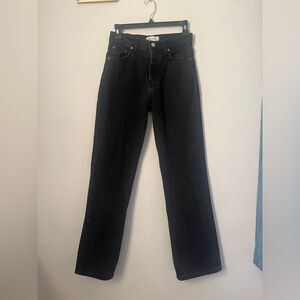 Zara black straight pants size 34/ US 2
